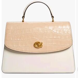 Coach Parker 32 colorblock leather purse